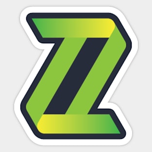 Ribbon Z Sticker